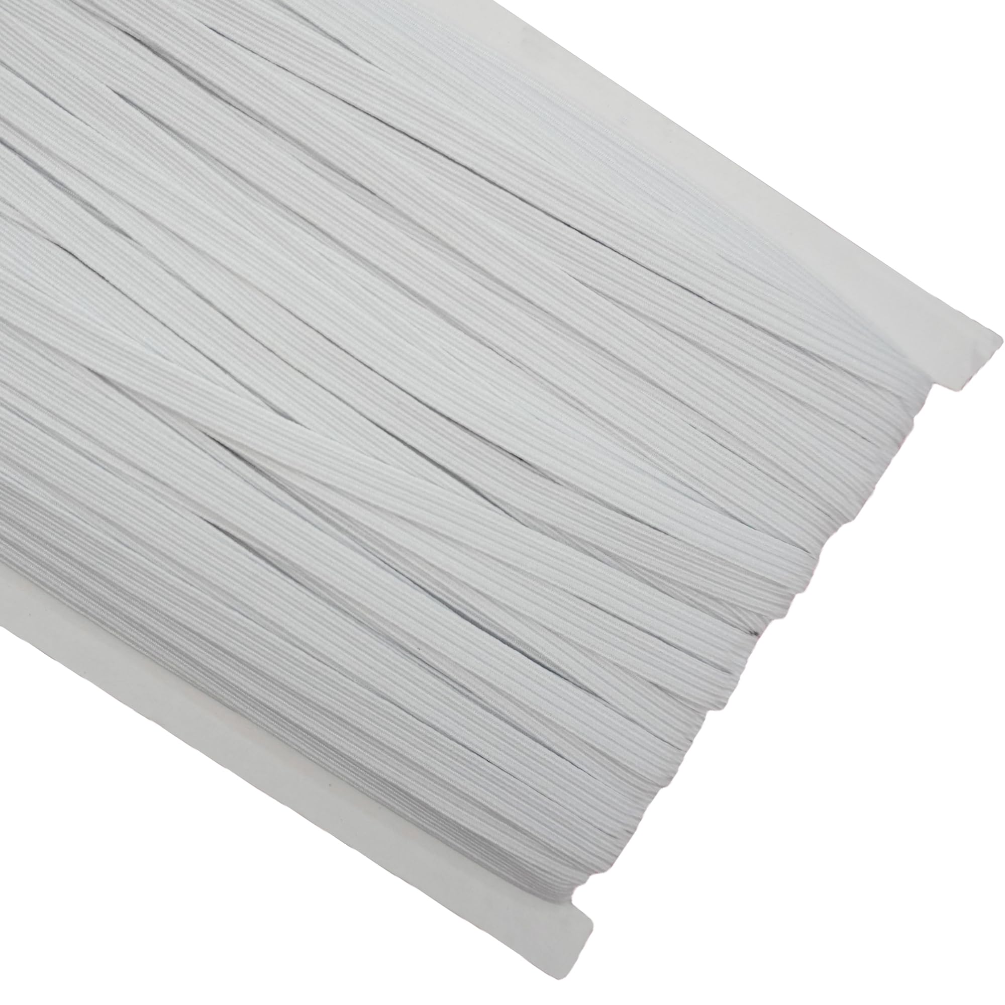 Trimming Shop Ruban élastique Rond De Couleur Blanche De 2 Mm De