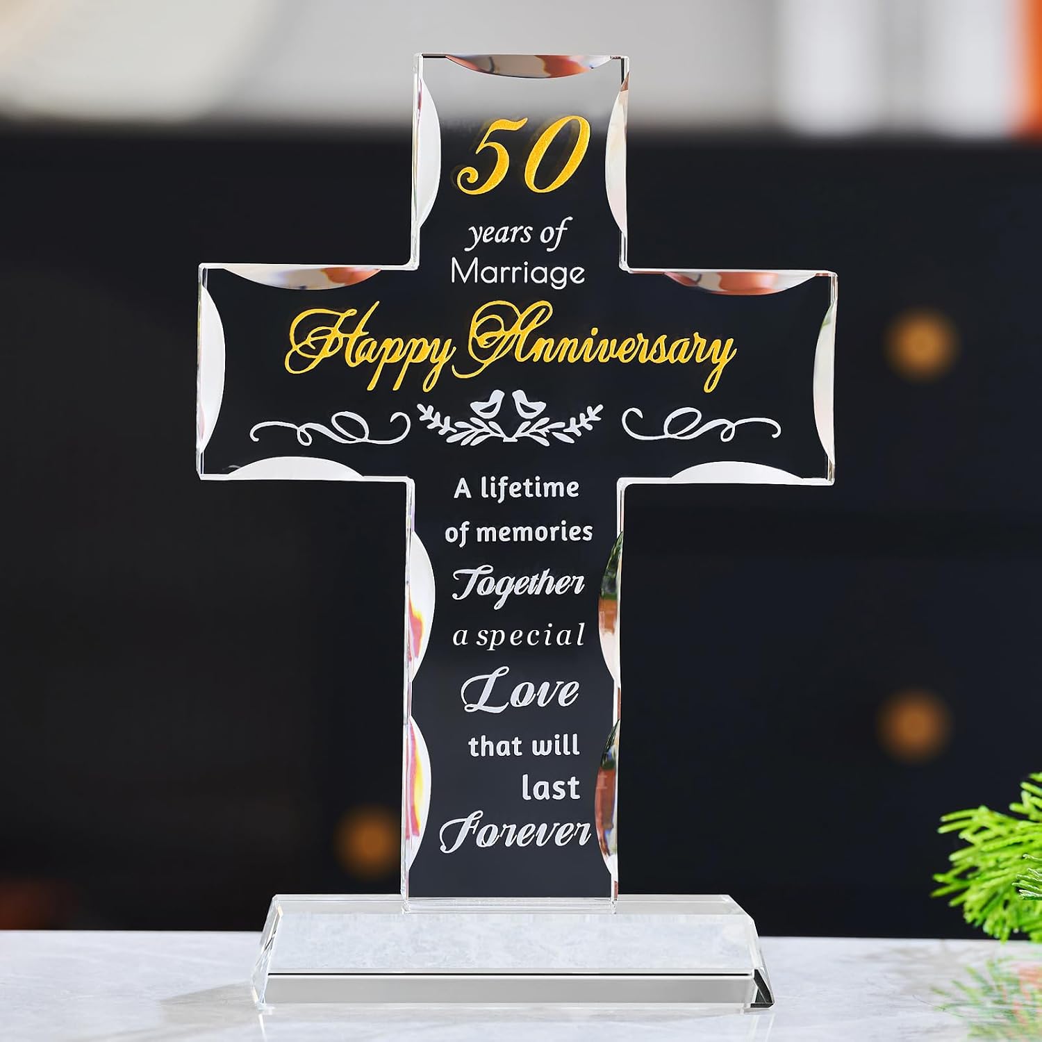 Amazon.com: 50th Wedding Anniversary Religious Cross Gifts for Women Amazon.com: 50th Wedding Anniversary Religious Cross Gifts for Women