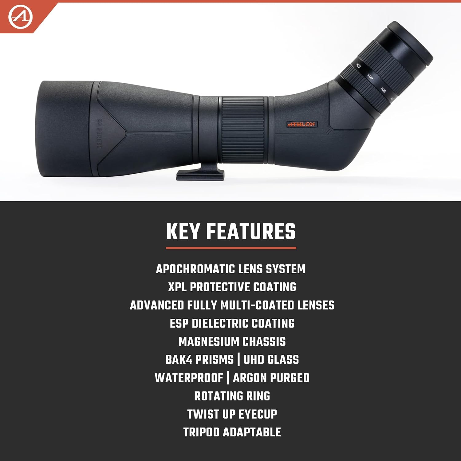 Athlon Optics 311004: Cronus G2 20-60X86 Spotting Scope