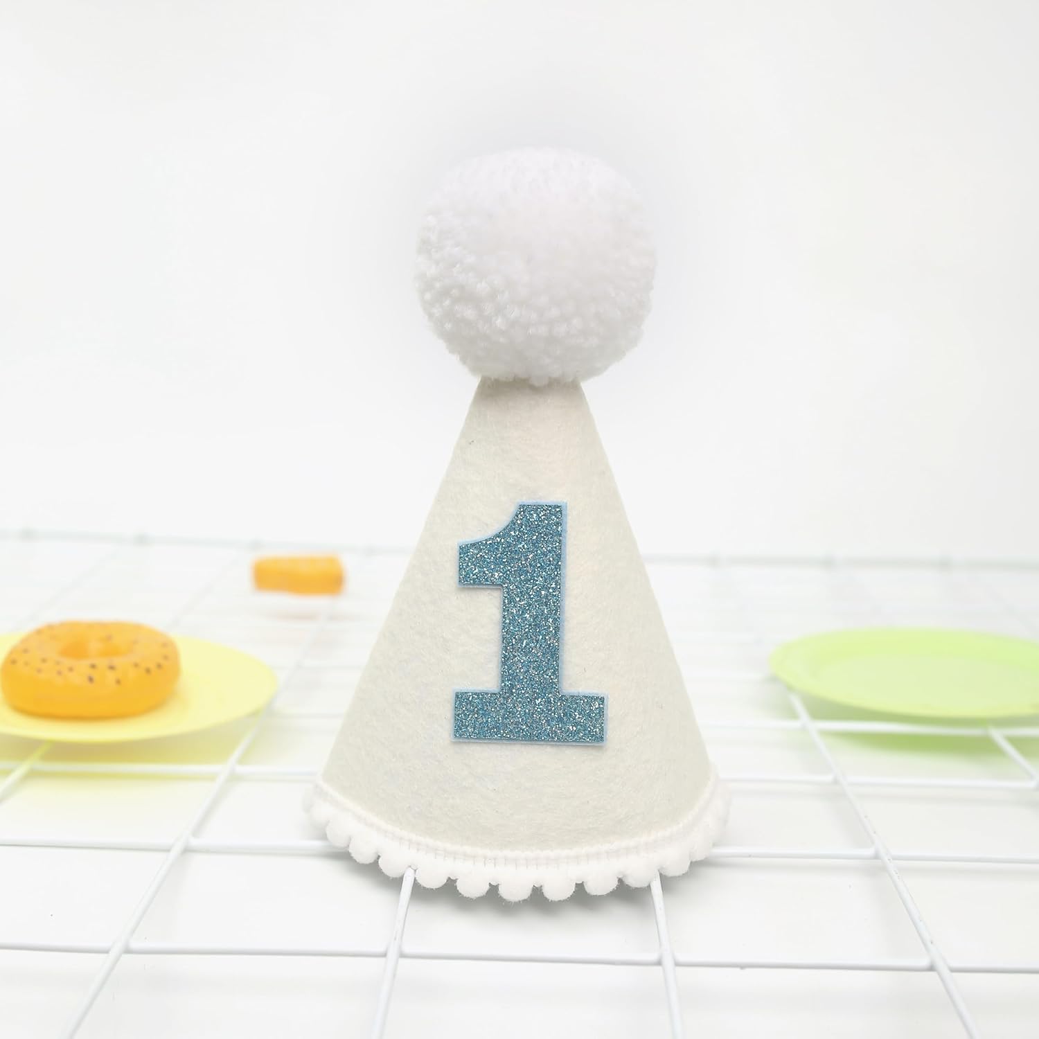 HGFC 1 st Birthday Decorations - 1st/First Birthday Hat For Boy,Bohemian Style 1st Crown,Cake Smash Photo Prop Hat - Image 8