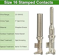 Vista 4 de Kit de Conectores Deutsch de 2 Pines 10 Juegos, Kit de Conector DT Gris, Conectores de Cable Impermeables para Automóviles de 2 Pines, Kit