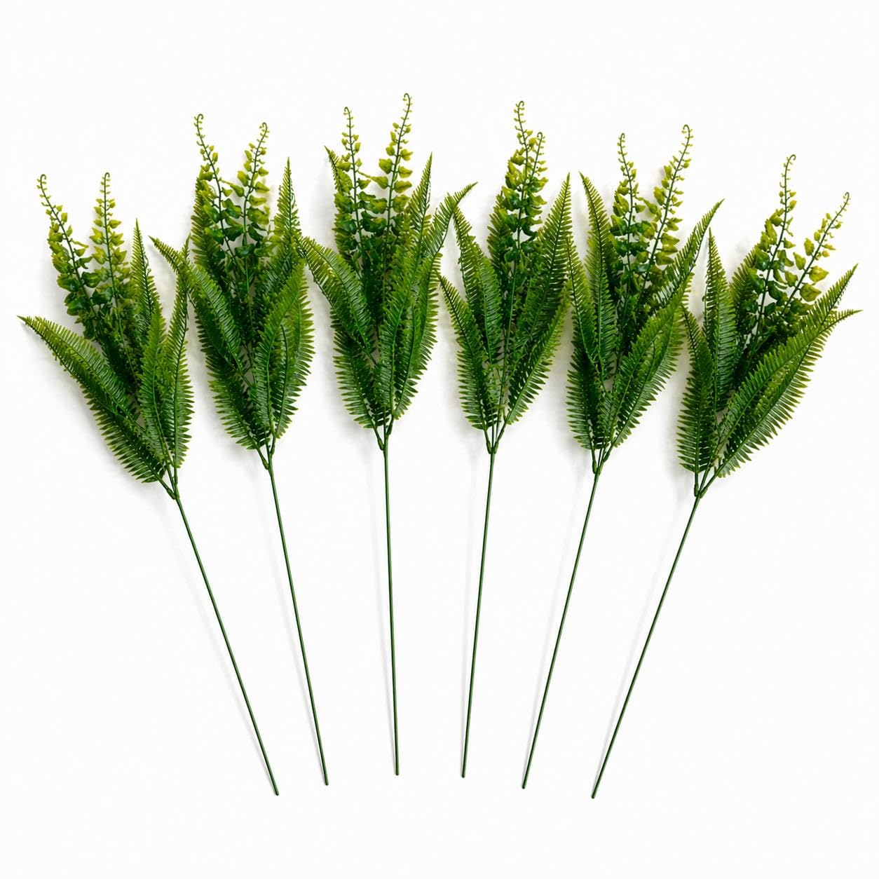 Multipack 50cm Artificial Fern Mixed Foliage Spray Stem