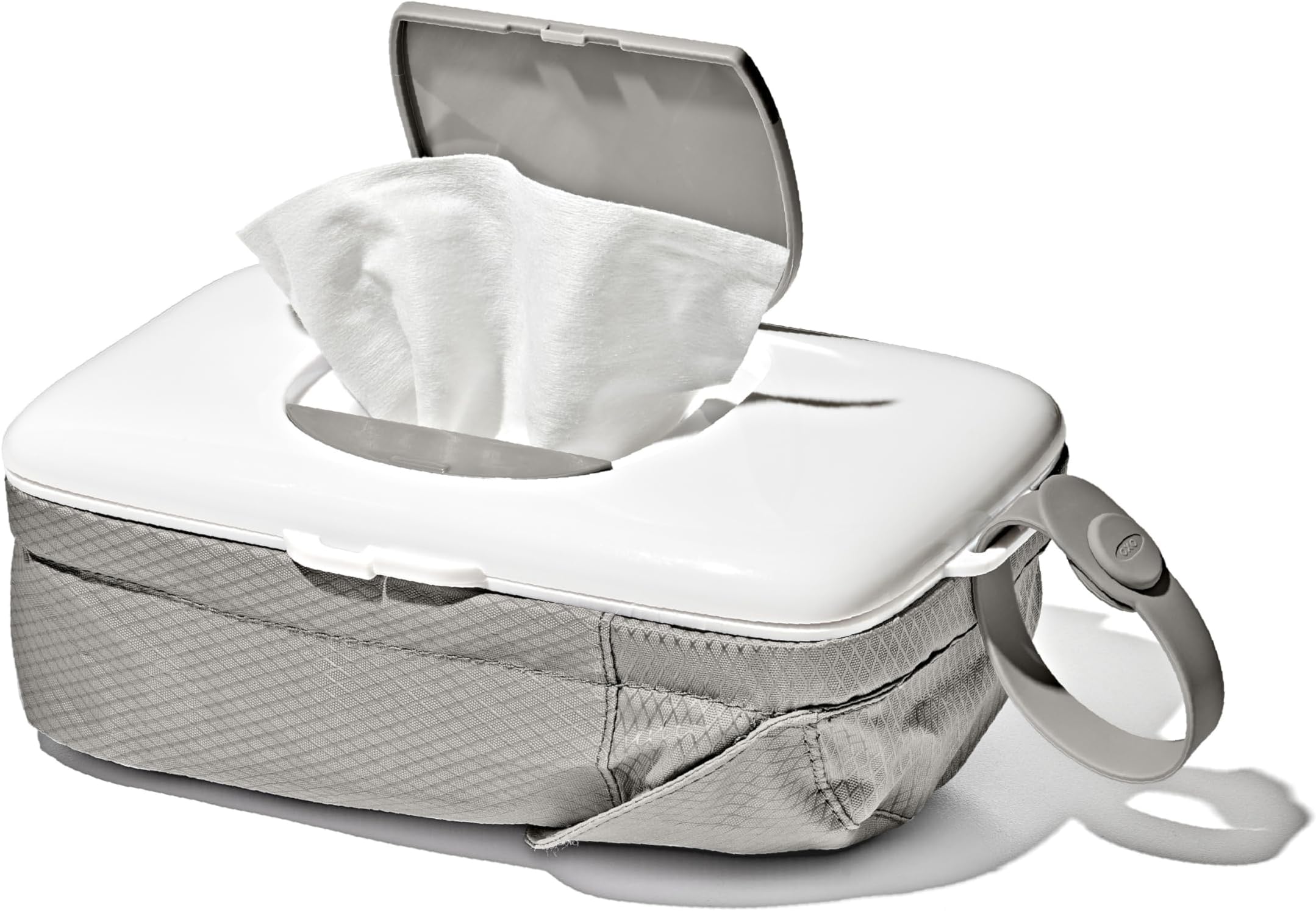 Oxo Tot On-The-Go Wipes Dispenser With Diaper Pouch, Gray