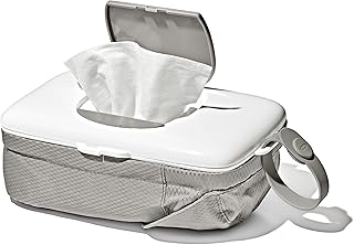 OXO Tot On-The-Go Wipes Dispenser with Diaper Pouch, Gray