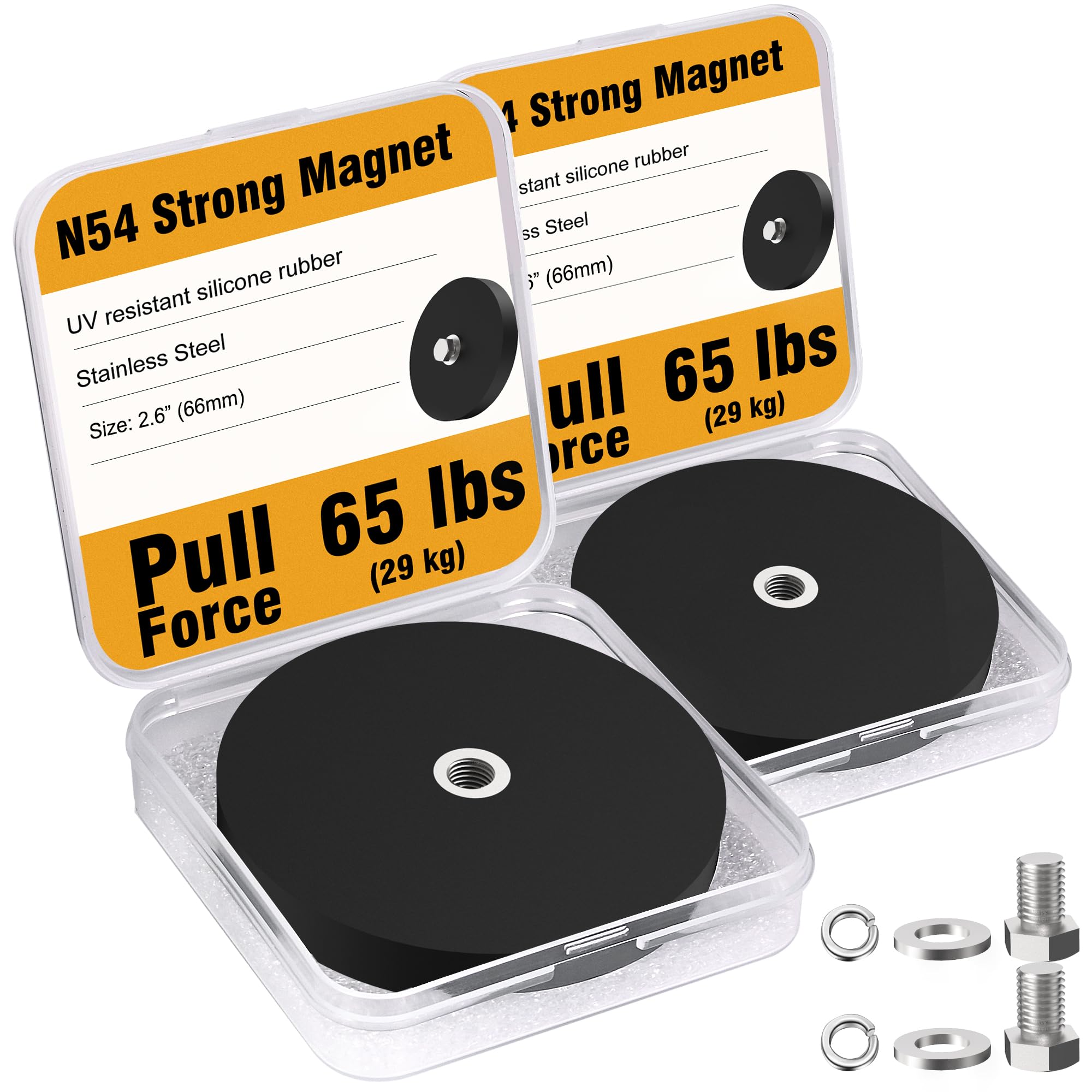 N54 Rare Earth Magnets - 65 lb Force -1