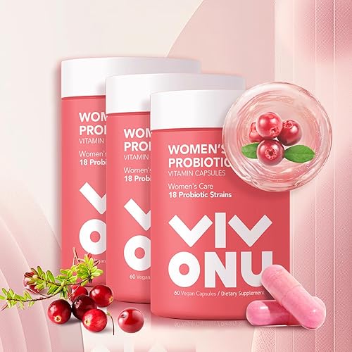 Miniatura 1 de Mezcla de probióticos, prebióticos y probióticos Lactobacillus para mujer, 60 mil millones de UFC, 18 cepas, ayuda a la salud de las mujeres,