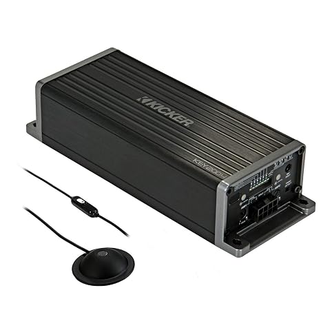 Kicker 47KEY2004 Key 4-Channel DSP Smart Amplifier, 4x50W