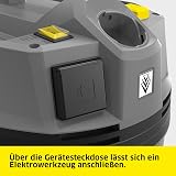 KÄRCHER Aspirateur Eau et poussières NT 22/1 AP Te L, Max. 1300 W, Filtre Cartridge PES, réservoir : 22 l, coude, suceur pour sols (300 mm), buse de Fentes, Prise pour Outils électroportatifs - 7