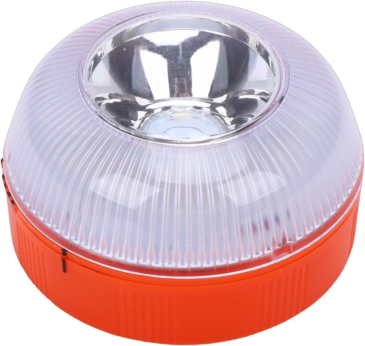 Geevorks V16 Emergency Flashing Light V16 Traffic Emergency Rechargeable Magnetic Base with Auto On High Visibility LED Yellow Warning Flash and White Light for Car Breakdown Camping