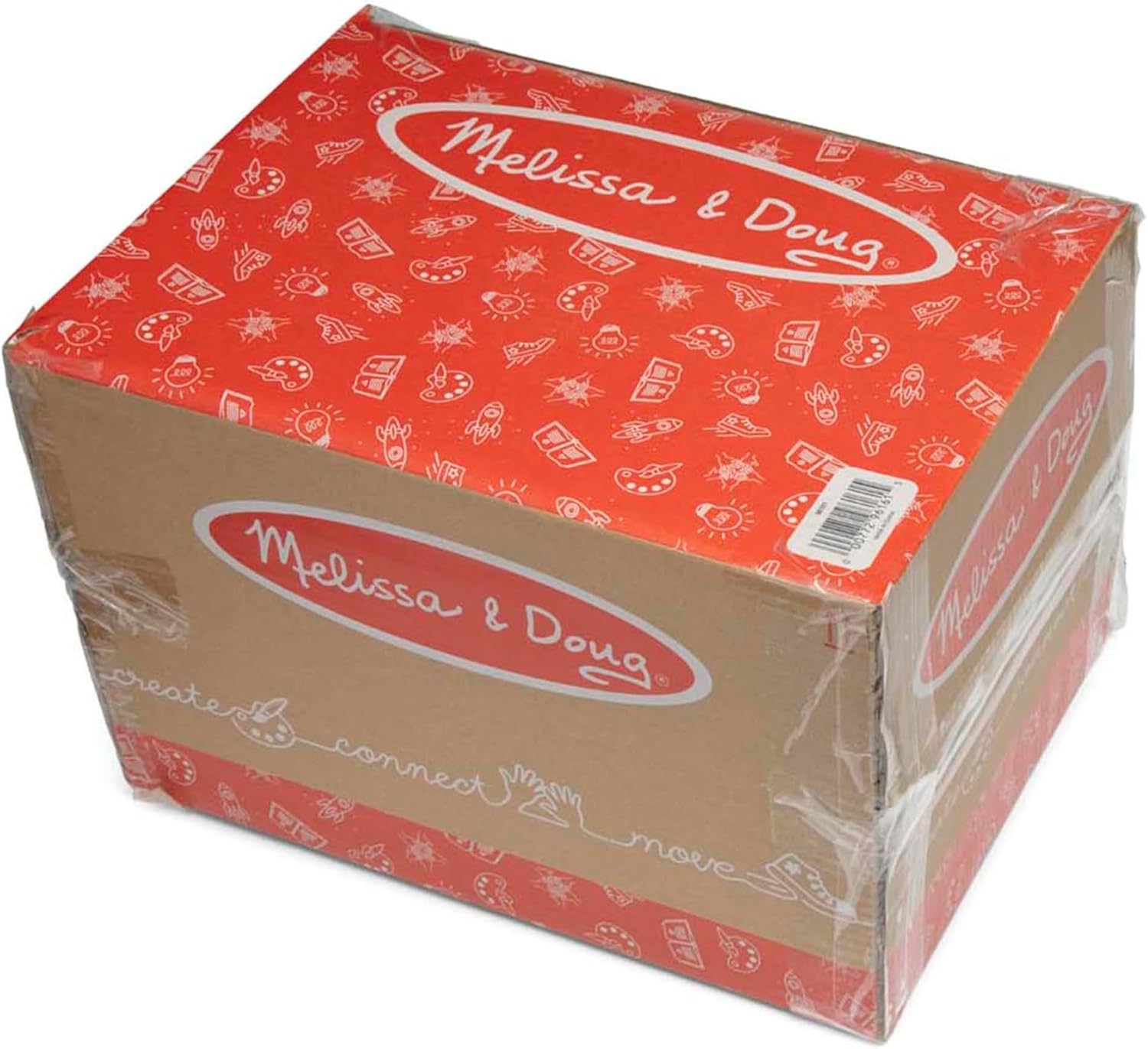 Melissa & Doug Natural Wood Puzzle Storage Case (Holds 12 Puzzles) - Wooden Puzzle Rack Organizer