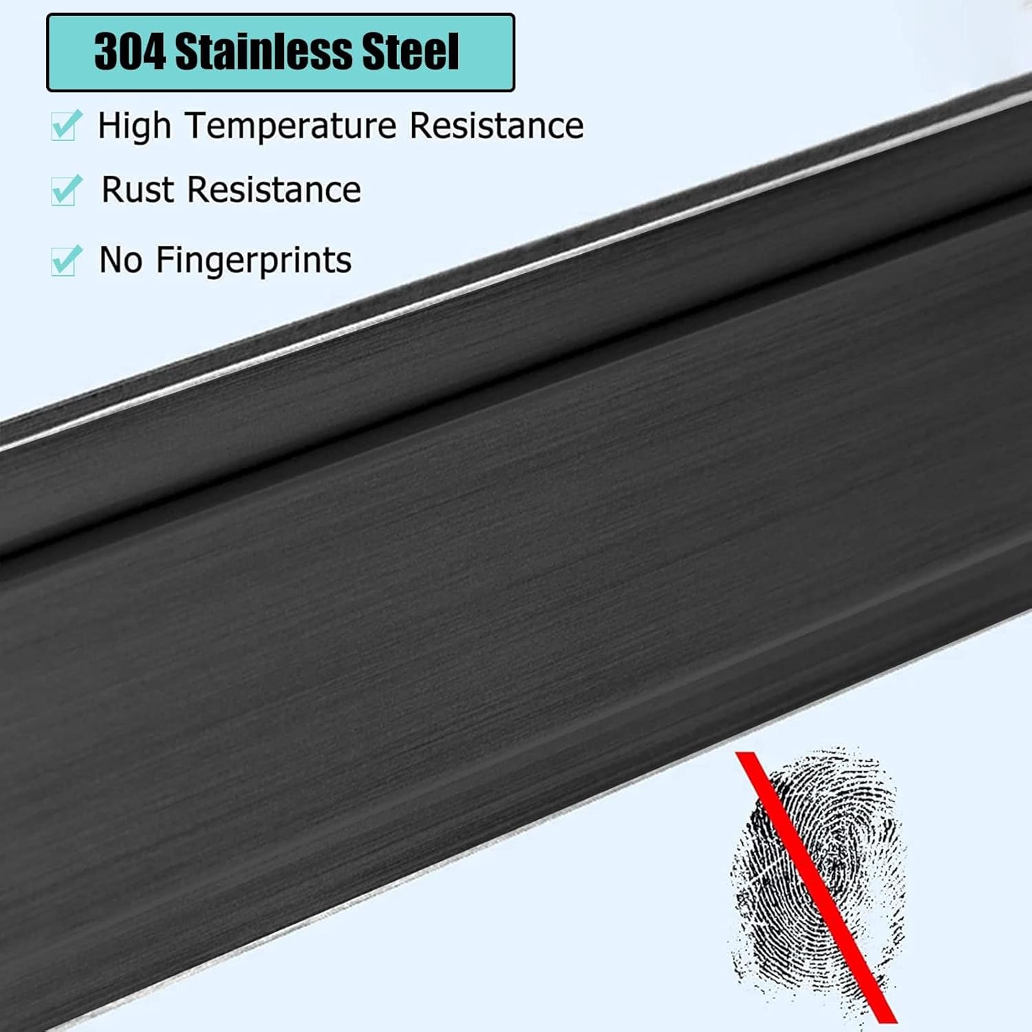 Black Glass Railing Clamp Kits Stainless Steel, Indoor Platform Glass Balustrade Post, For Deck Railing/ Home Garden/ Patio Stairs With Swivel Connector For Connect(Size:85cm/34 in,Color:end Post)