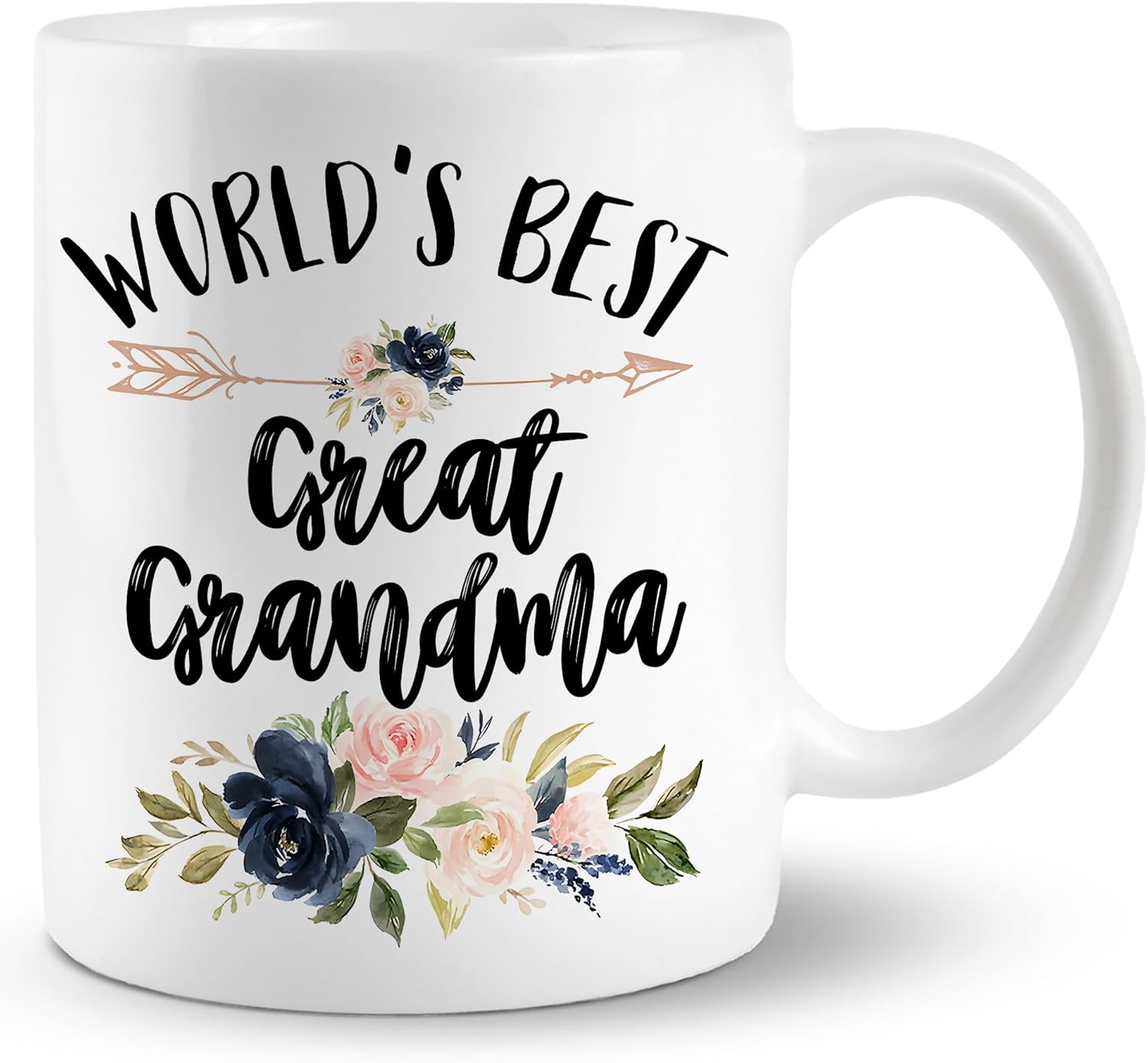 Great Grandma Mug, Great Grandma Coffee Cups Ceramic, World's Best Great Grandma Coffee Mug, Great Grandma Gifts for Christmas, Great Grandma Coffee Mug Gifts for Great Grandma