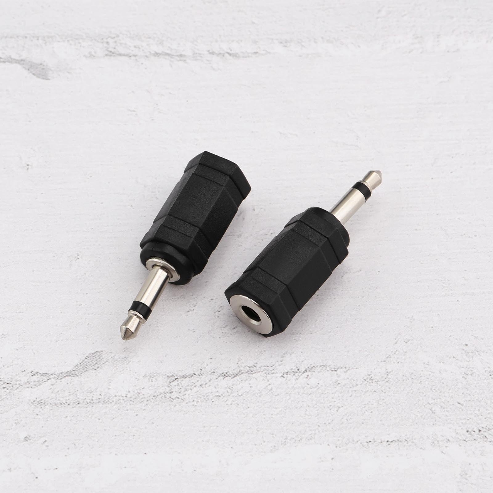 ECSiNG 10 Stück 3,5mm Adapter – Mono Zu Stereo, Buchse Auf Stecker Für Headsets