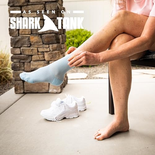 Miniatura 4 de Apolla The Performance Calcetines de compresión para hombres y mujeres, 20-30 mmHg, como se ve en Shark Tank, tobillo, calcetines invisibles, 1 par