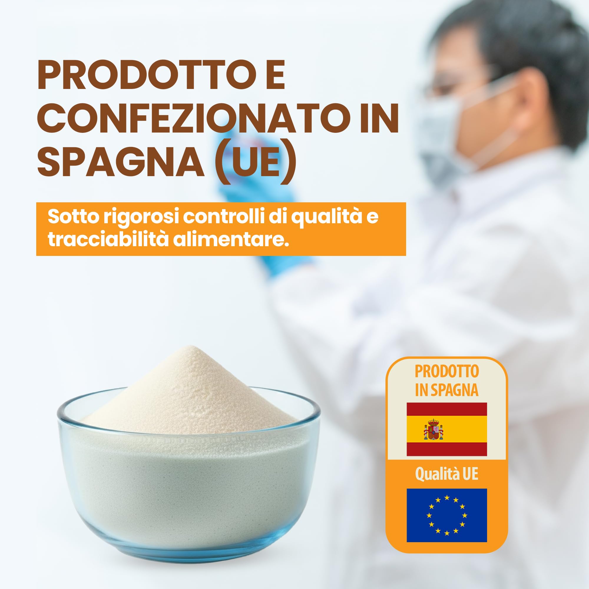 Snadi Gelatina in polvere | 1 kg | 100% pura, insapore e qualità professionale | Ricca di aminoacidi precursori del collagene | Pasticceria, dessert, gel e salse | Facile da sciogliere e consistenza