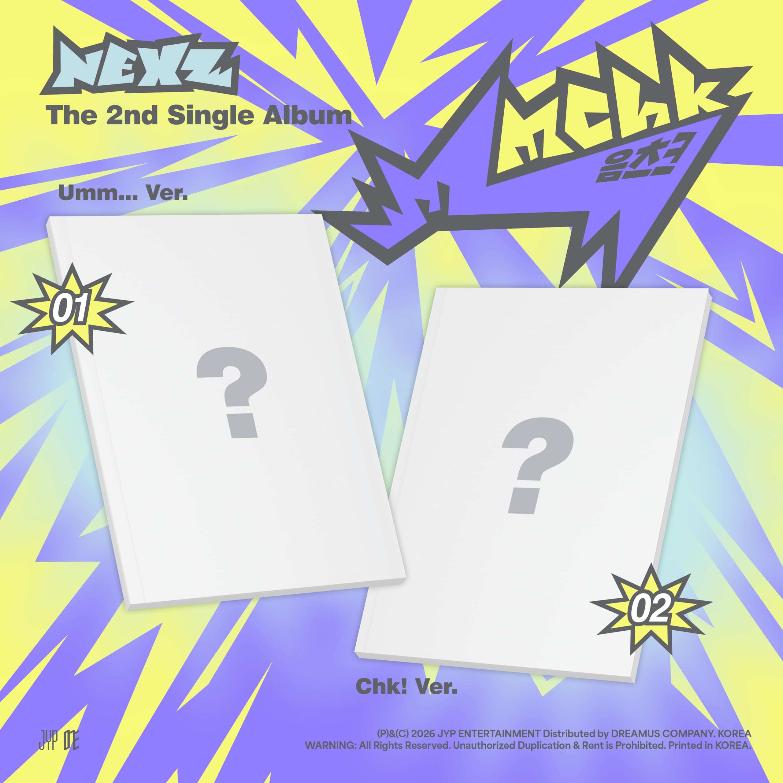 NEXZ Mmchk [5 Ver Set (2 Photobook + 2 Sticker + 1 NEXZOO)] The 2nd Single Album — view 2