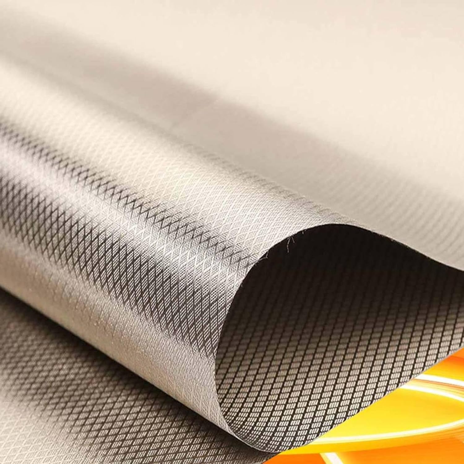 EMF Protection Faraday Fabric RFID Fabric RFID Shielding Conductive Fabric for Smart Meters Prevent from Radiation/Singal/WiFi/Shields RF Signals,silver-4x1.1m