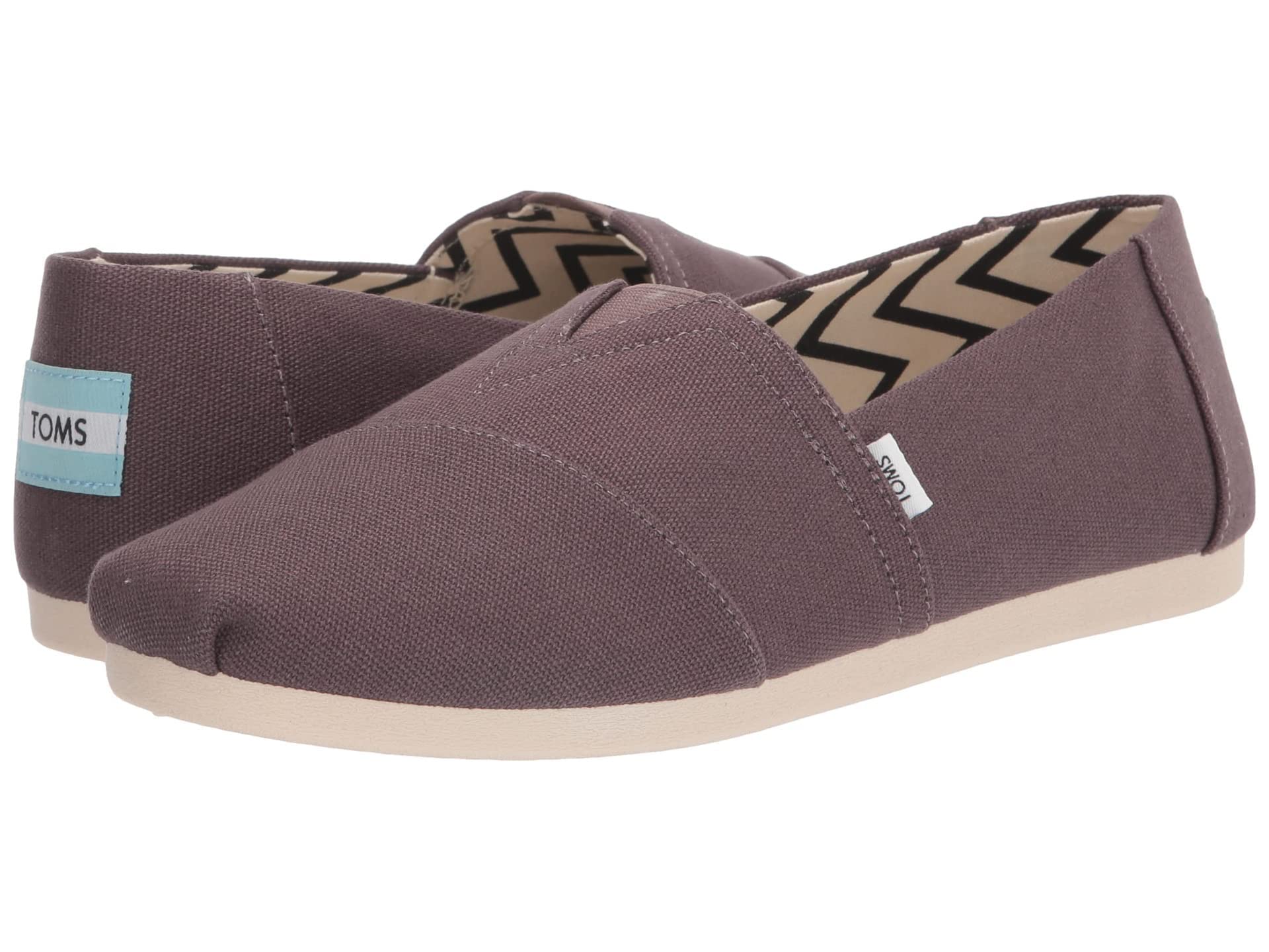 TOMS Alpargata Cotton Canvas Mens Ash Espadrilles-UK 12 / EU 46