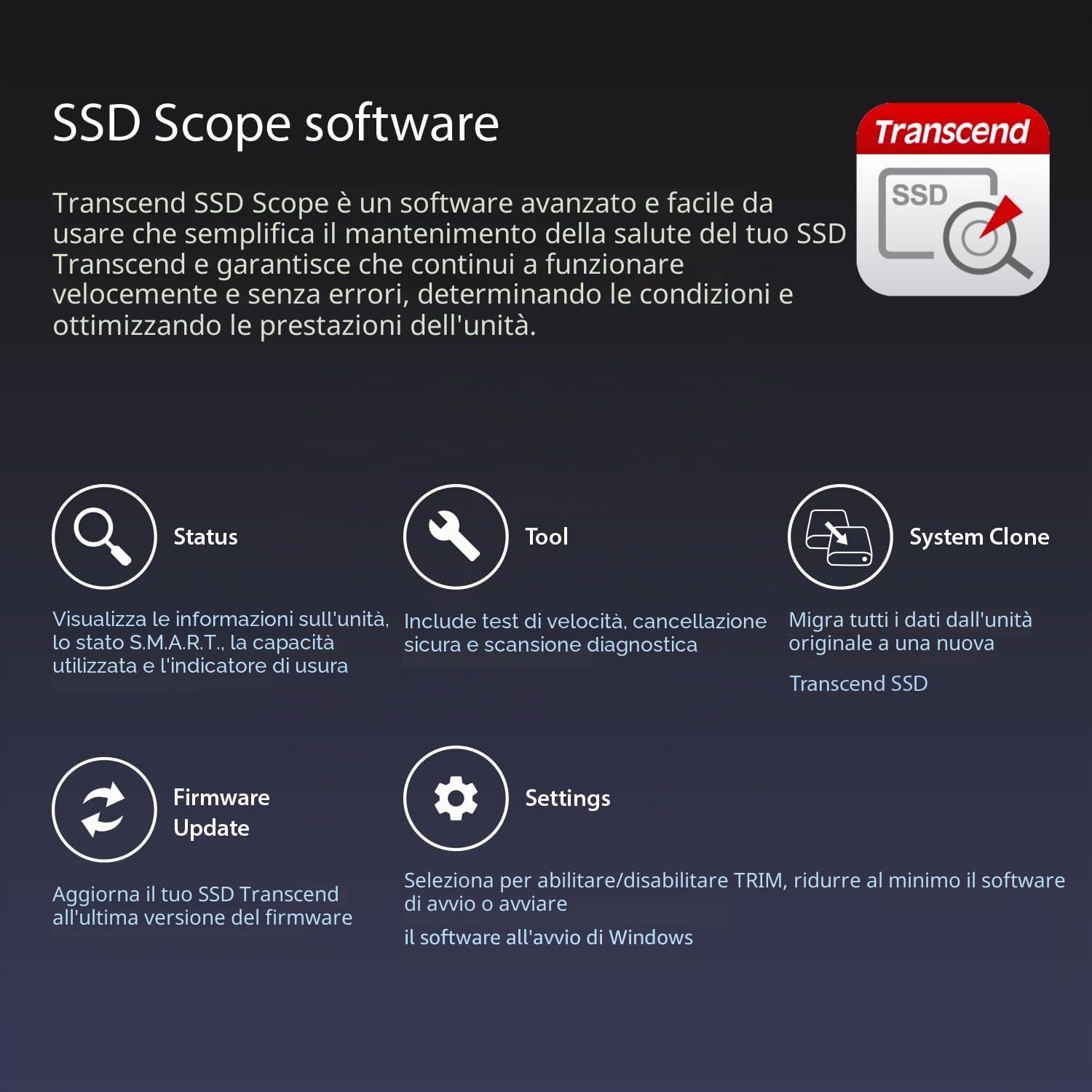 Transcend SSD Interno 500 GB SSD220Q 2.5” SATA III 6Gb/s TS500GSSD220Q