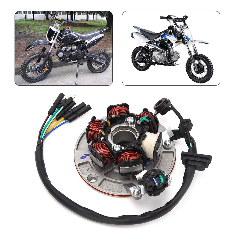Statore di accensione, piastra dello statore del magnete, piastra dello statore del magnete e bobina adatta per LIFAN YX 140 cc Kick Start Engine PIT PRO Trail Dirt Bike