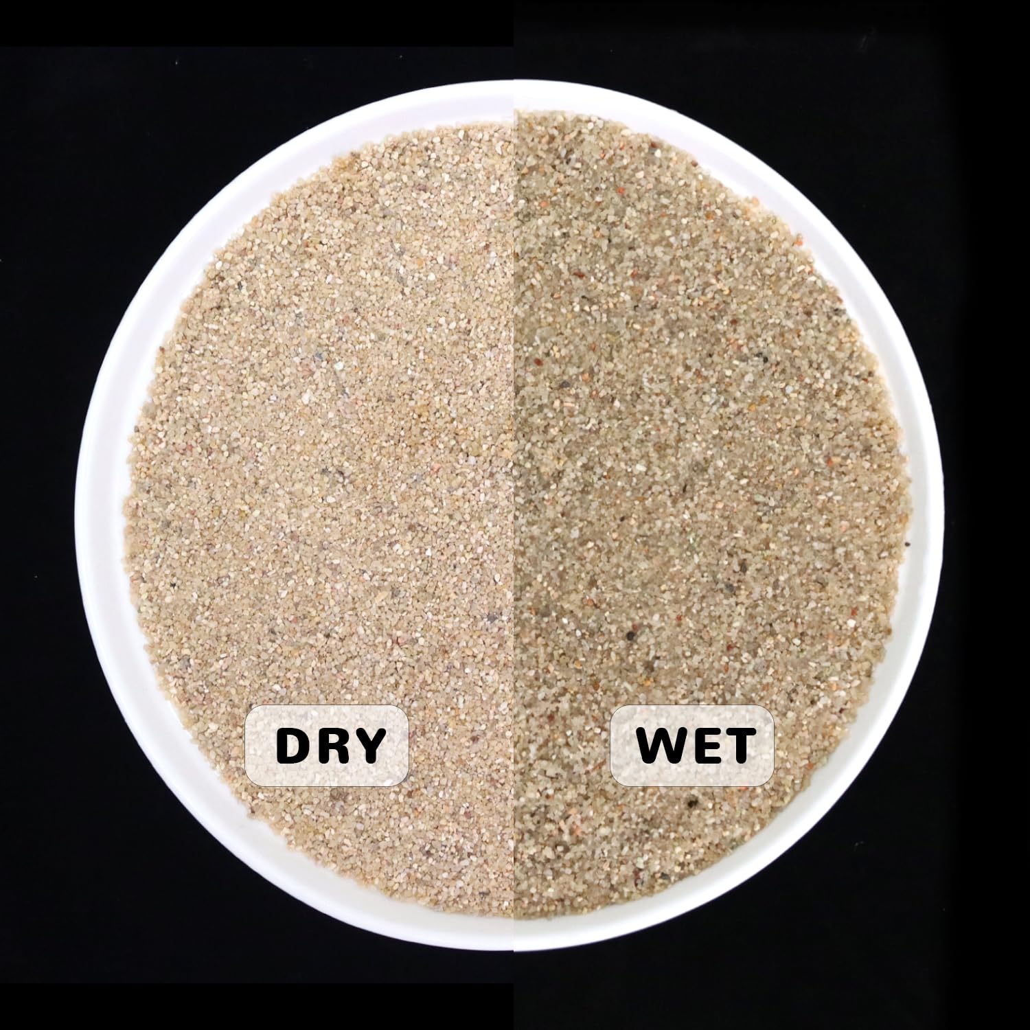 Weißer Kieselsand – 100 % Natursand, 5 Kg, Für Feuerstellen, Aquarien & Deko, Feine Körnung 20–40 Mikrometer