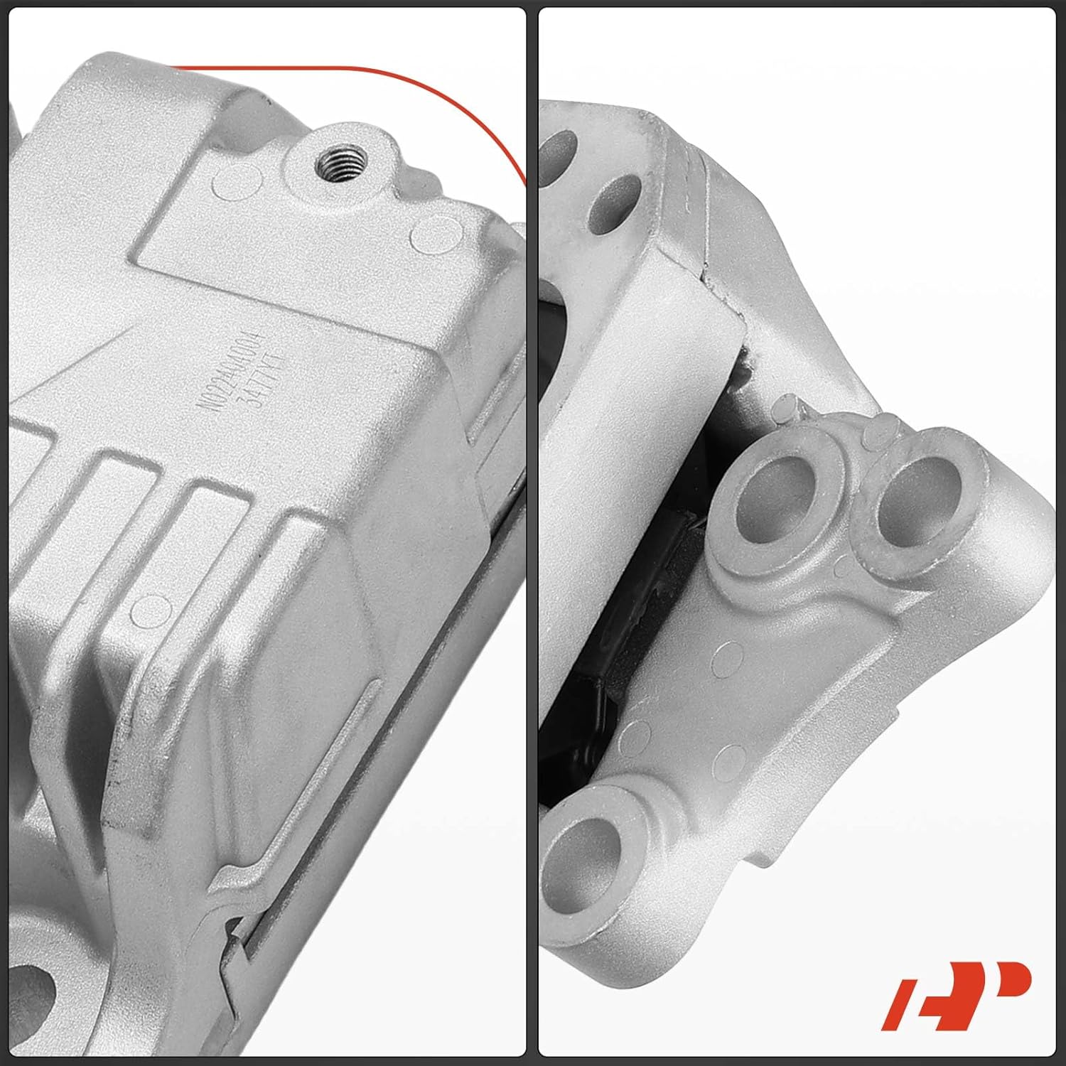 A-Premium 2PCS Engine Motor Mount and Transmission Mount Set Compatible with Jeep MP Series Compass 2017-2022, BU Series Renegade 2015-2021 & Fiat 500X 2016-2018, 2.4L, Replace# 68278029AC, 68278029AB