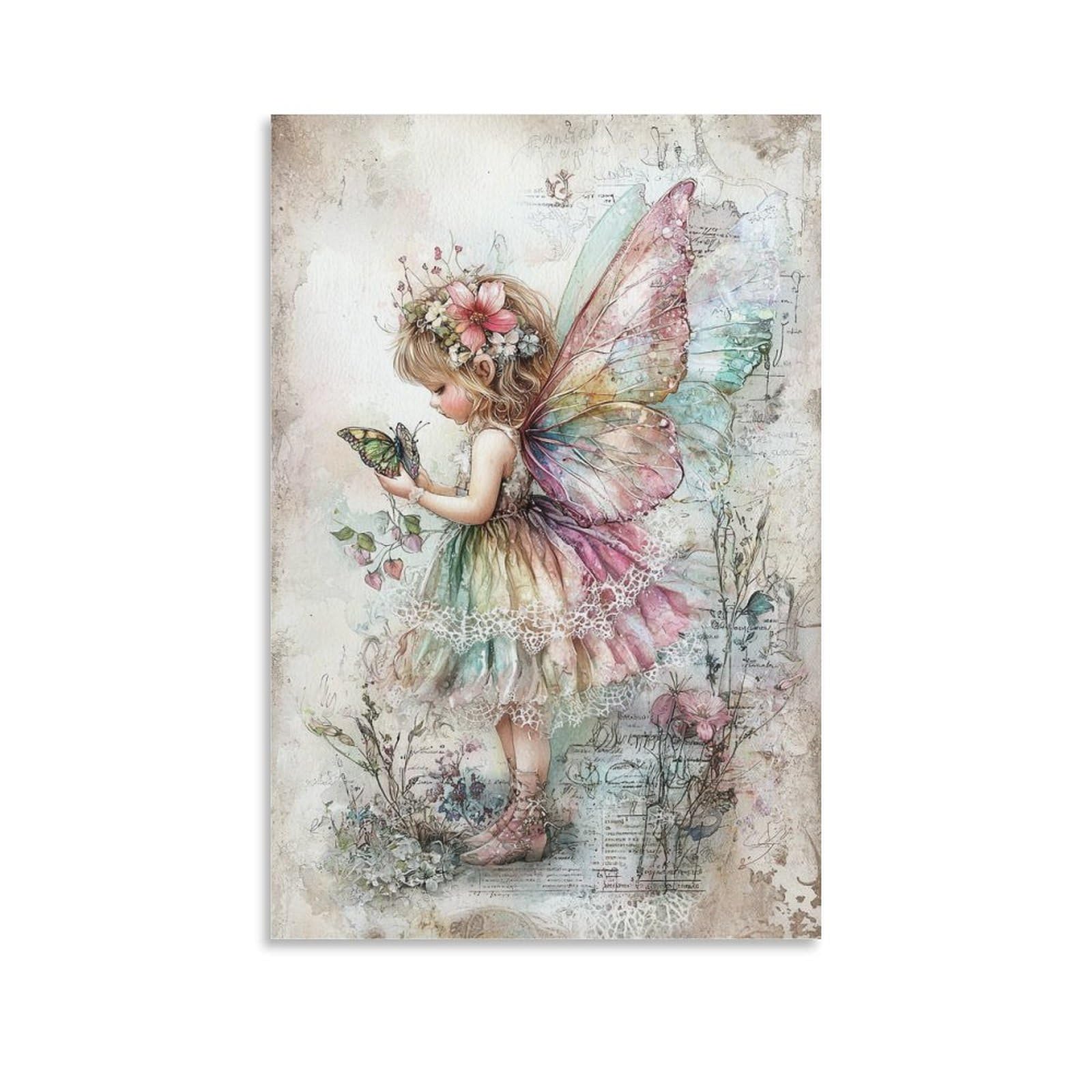 DHBANEIOK Fairy Tales Art - Oil Paintings Reproduction Modern Giclee Canvas Print Artwork Pictures on Canvas Wall Art for Home Office Decorations 12x18inch(30x45cm)