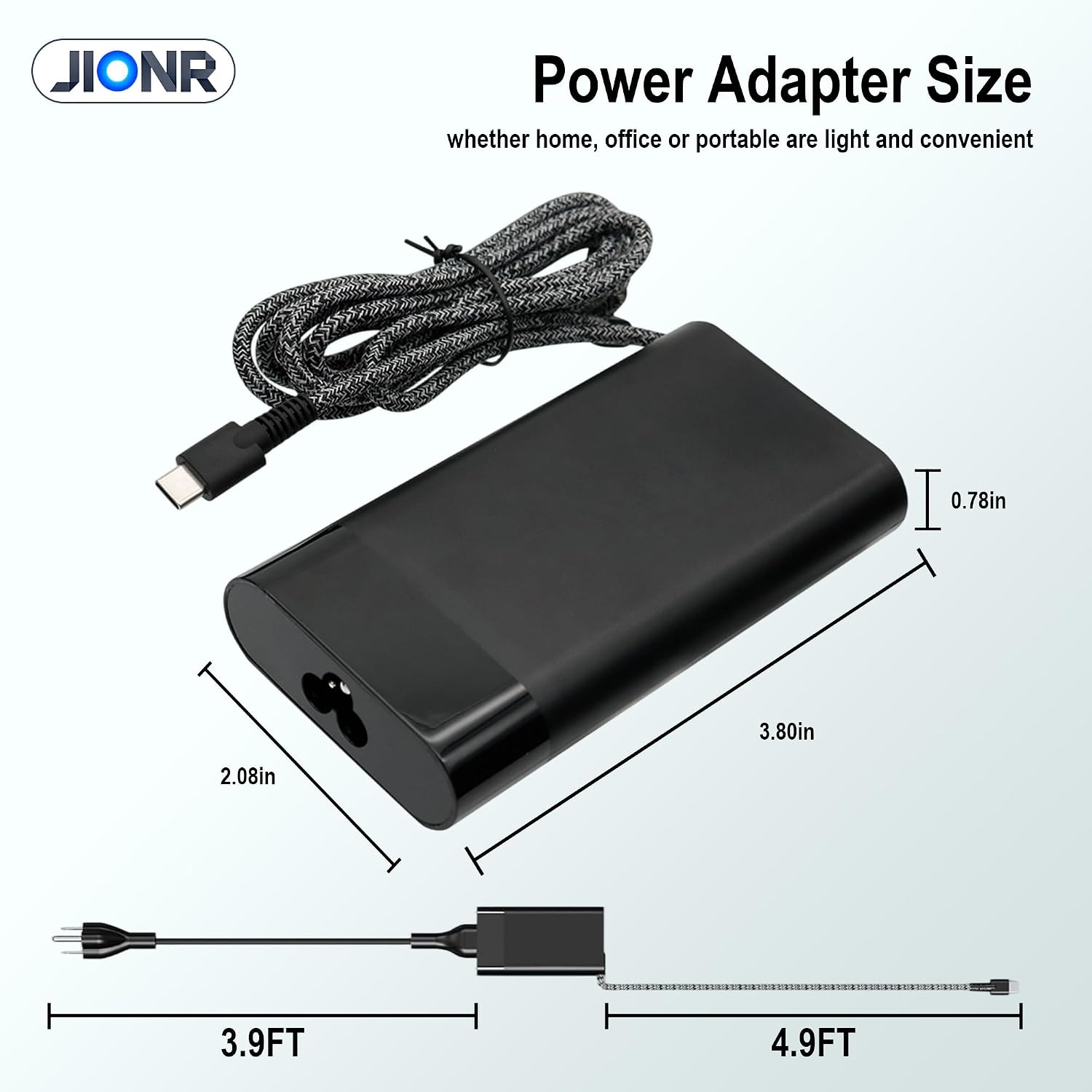 90W USB C Laptop Charger Replacement for HP Spectre x360 904144-850 904082-003 ADP-90FE L45440-003 2LN85AA#ABA 2LN85AA Type C AC Adapter Power Supply Cord