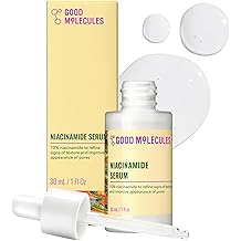 Good Molecules Niacinamide Serum - 10% Niacinamide to Target Blemishes, Nourishment, and Skin Tone - Ultra Hydrating Serum and Brightening Skin Care for Face