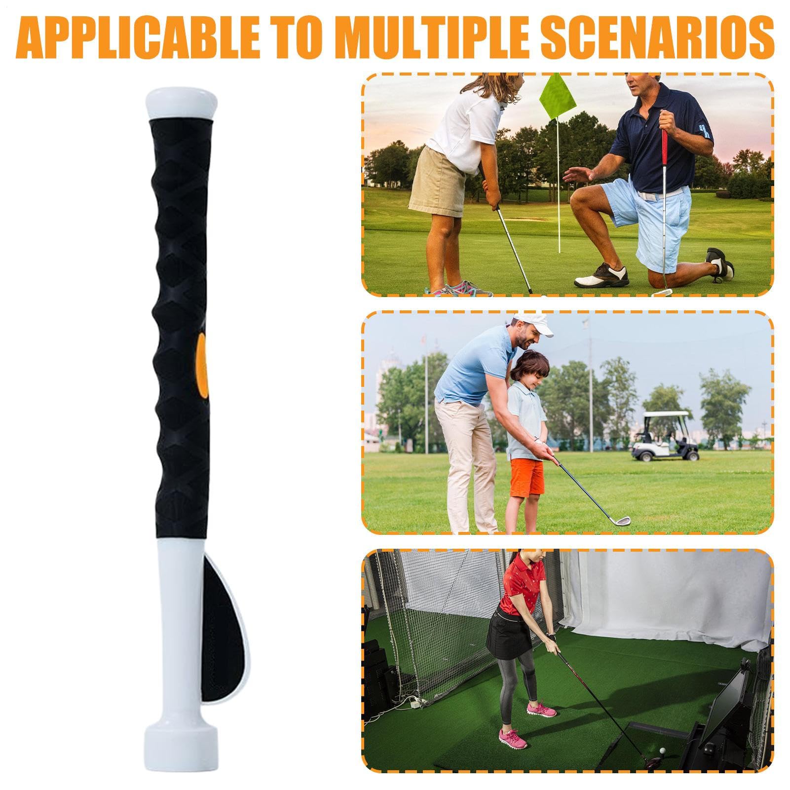 Generisch Golf Schwungtrainer - Verstellbares Gewicht für Übungen | Golf Schwungtrainer Ausrichtungsstöcke,für Anfänger Männer Frauen Zuhause Indoor Sporttraining Wohnung Garten