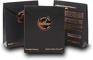 Black Ivory Coffee – World’s Rarest, Naturally Refined by Elephants | Luxury Gift Set | 3 x 40g (4.2 oz Total)