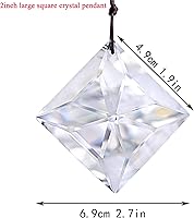 Vista 2 de Adorno de atrapasoles de cristales facetados colgantes