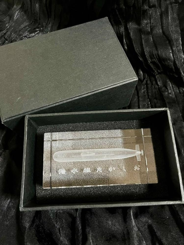 【新品】海上自衛隊　潜水艦たかしお3Dクリスタル JBM08 1/350 海上自衛隊 潜水艦 SS-573 ゆうしお – ピットロード