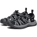 KEEN Women's Whisper Adventure Sandal, Black/Steel Grey, 6 gallery image