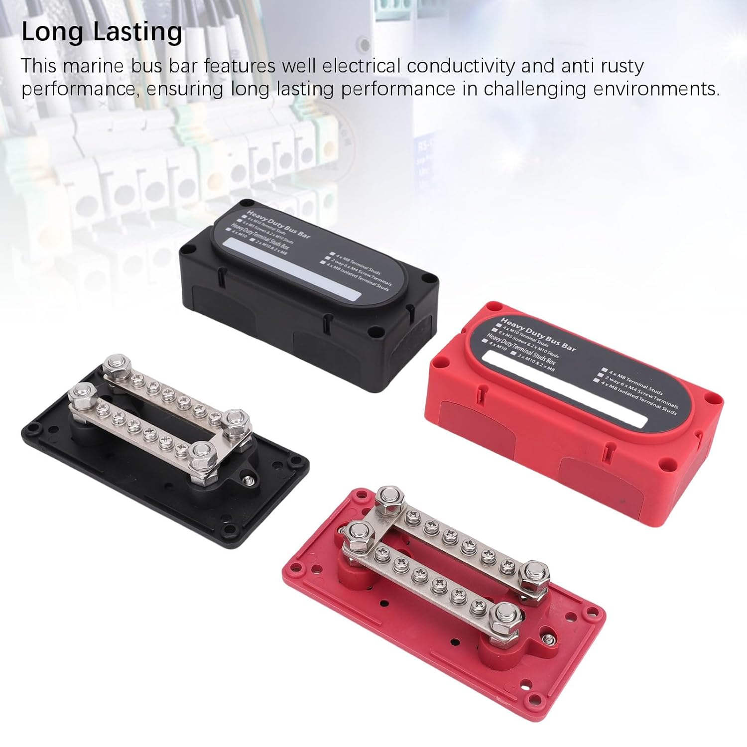 Cuifati 海洋配電ブロック、48V 150AマリンバスバーRVの導電率