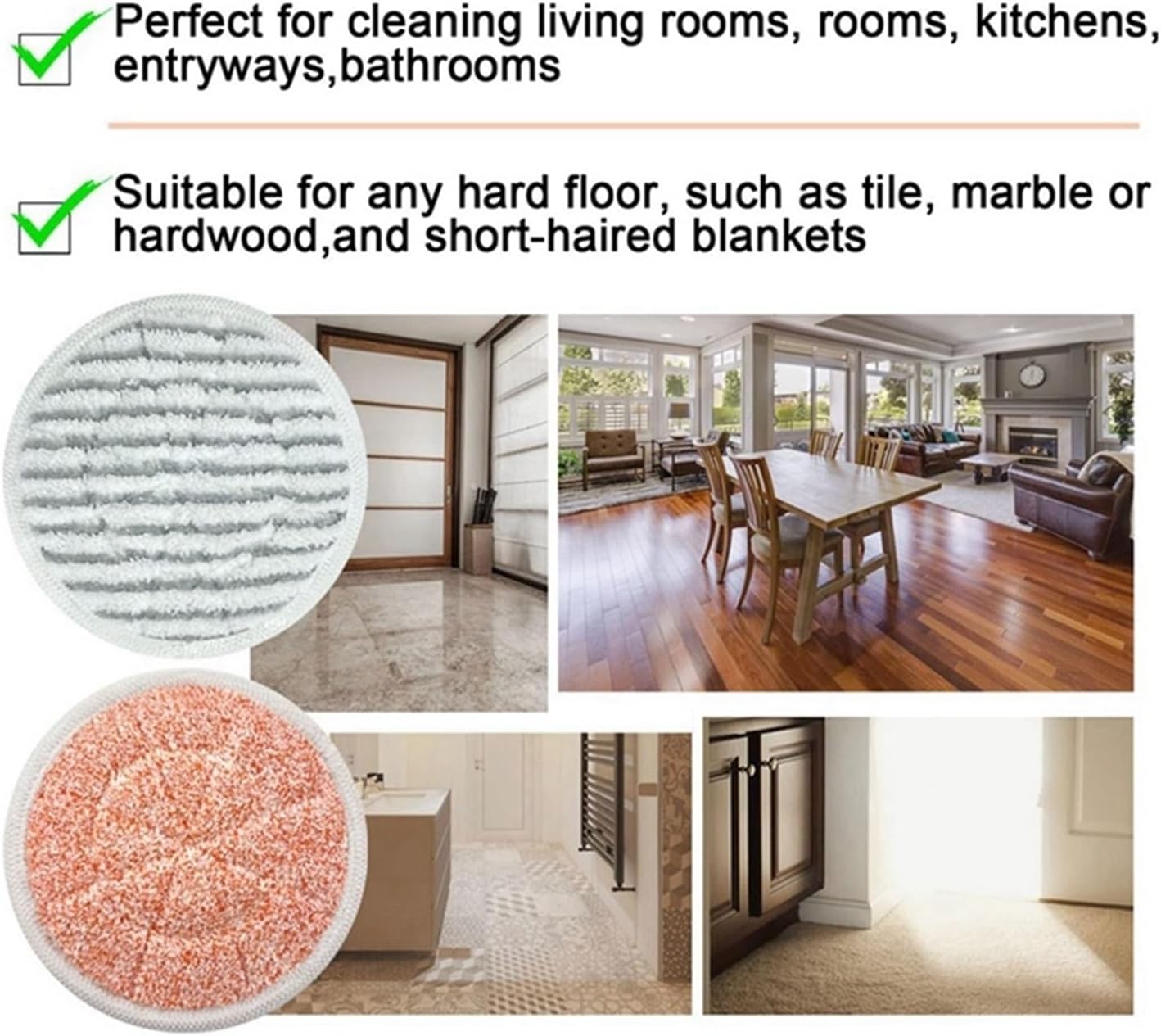 Mop Cloth Pads, Compatible for Shark. S7000 S7001 T2 T21 U6002 Steam Mop Replacement Household Vacuum Cleaner Cleaning Cloth Accessories