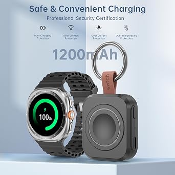 for Samsung Watch Charger,Fast Charger Compatible with Galaxy Watch 7/Ultra/6/6 Classic/5 Pro/5/4 /4 classic/3/Active2/1