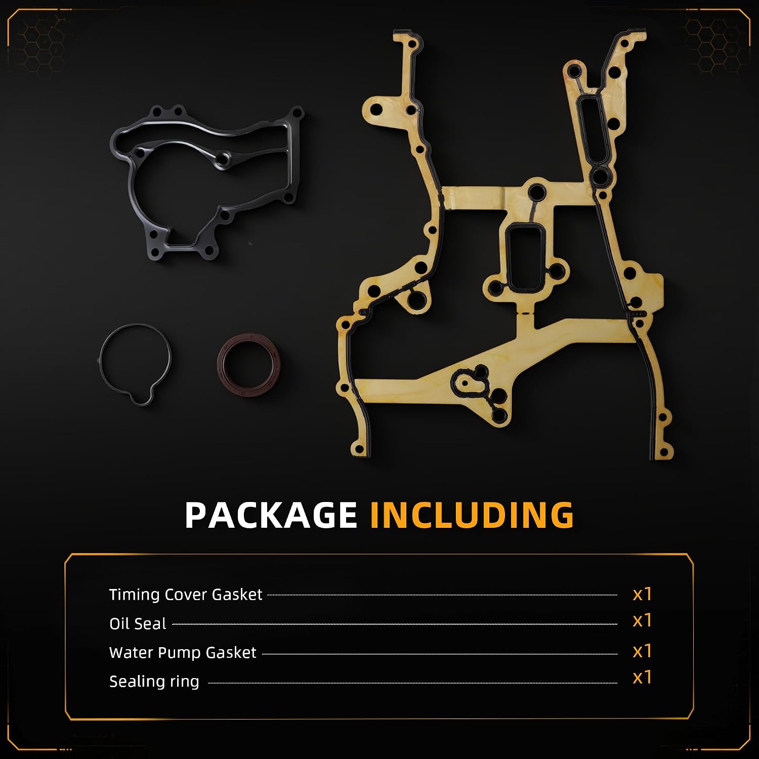 Timing Cover Gasket Set, for Buick Encore 2013-2021