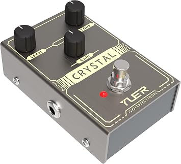 CRYSTAL,Guitar Pedal,Electric Guitar Effects Pedal for Guitars and Bass Effect Pedals Mini Single Type DC 9V True Bypass
