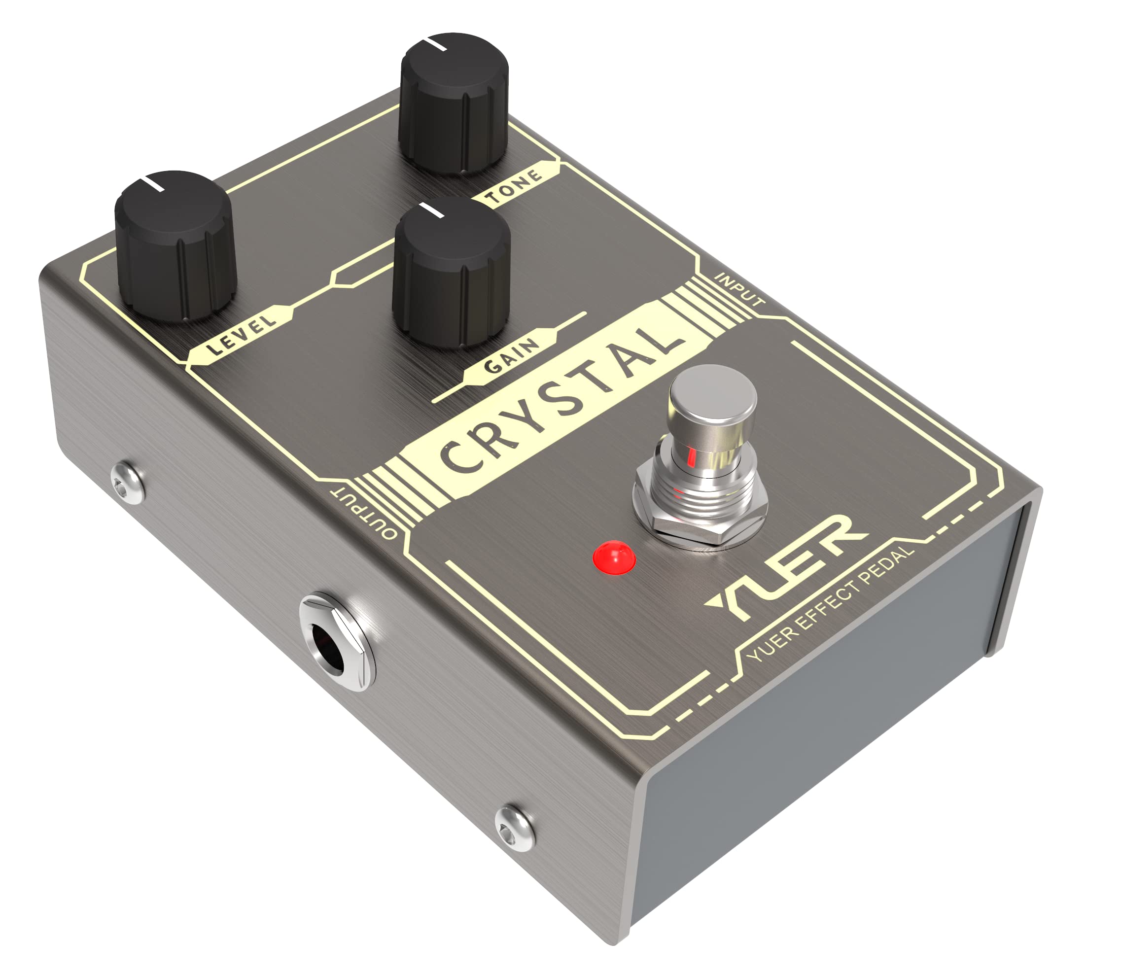 CRYSTAL,Guitar Pedal,Electric Guitar Effects Pedal for Guitars and Bass Effect Pedals Mini Single Type DC 9V True Bypass : Musical Instruments
