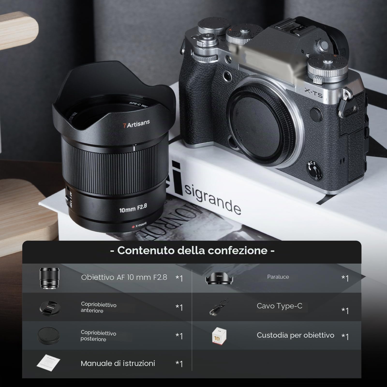 7artisans AF 10mm F2.8 for Z Montura Obiettivo fotografico autofocus, 105,3°, 232 g, obiettivo APS-C AF/MF con grandangolo fisso per Nikon Z Montura Z5 Z5II Z50 Z50II Z6 Z6II Z7 Z7II ZFC Z30 Z9 Z8 ZF