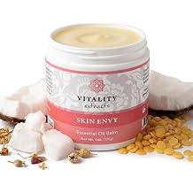 Vitality Extracts Skin Envy Essential Oil Balm - 6oz, Moisturizer, Beeswax, Vitamin A, Skin Care, All Natural, Coconut Oil