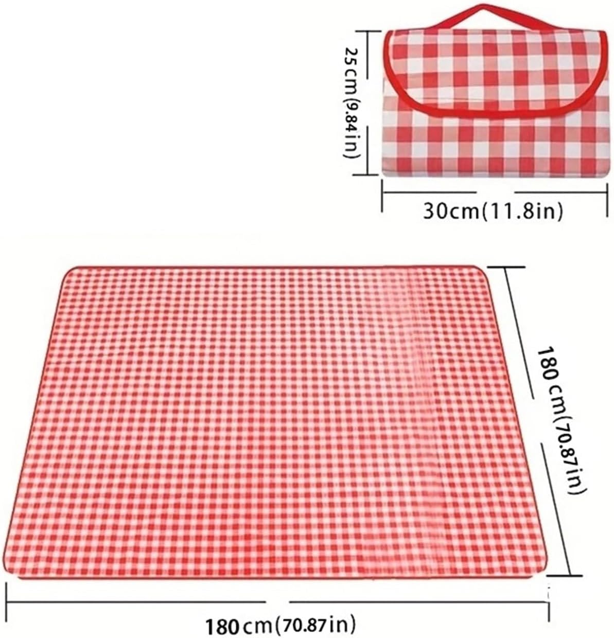 Portable Picnic Mat Outdoor Camping Water Dirt Resistant Folding Gatherings Trips