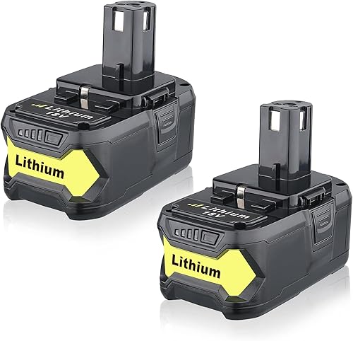 2 paquetes actualizados 7.0Ah P108 18V repuesto para batería Ryobi 18V P102 P103 P104 P105 P107 P109 P122 PBP005 PBP004 PBP003 Herramientas