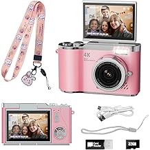 Kids Camera with Flip Screen 1080P Video for Boys and Girls Ages 3-12