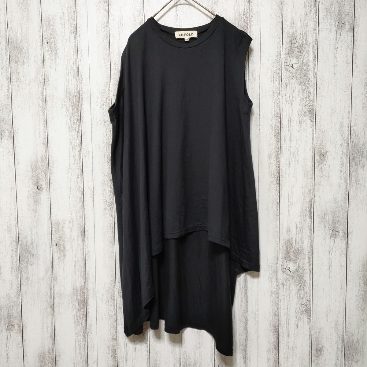 ENFOLD ノースリーブワンピース16SS アシンメトリー 【楽天市場