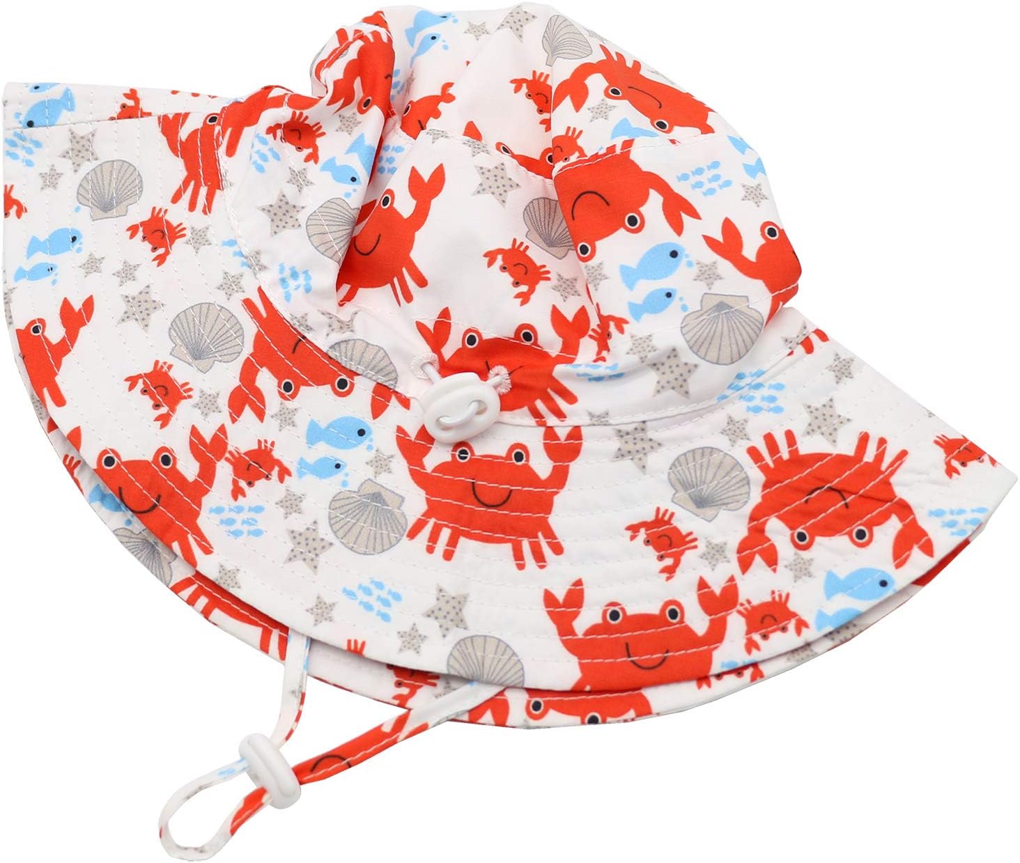 Sarfel Baby Sun Hat Toddler Summer Hats UPF 50+ Baby Bucket Hat Kids Beach Hats for Baby Boys - Image 5