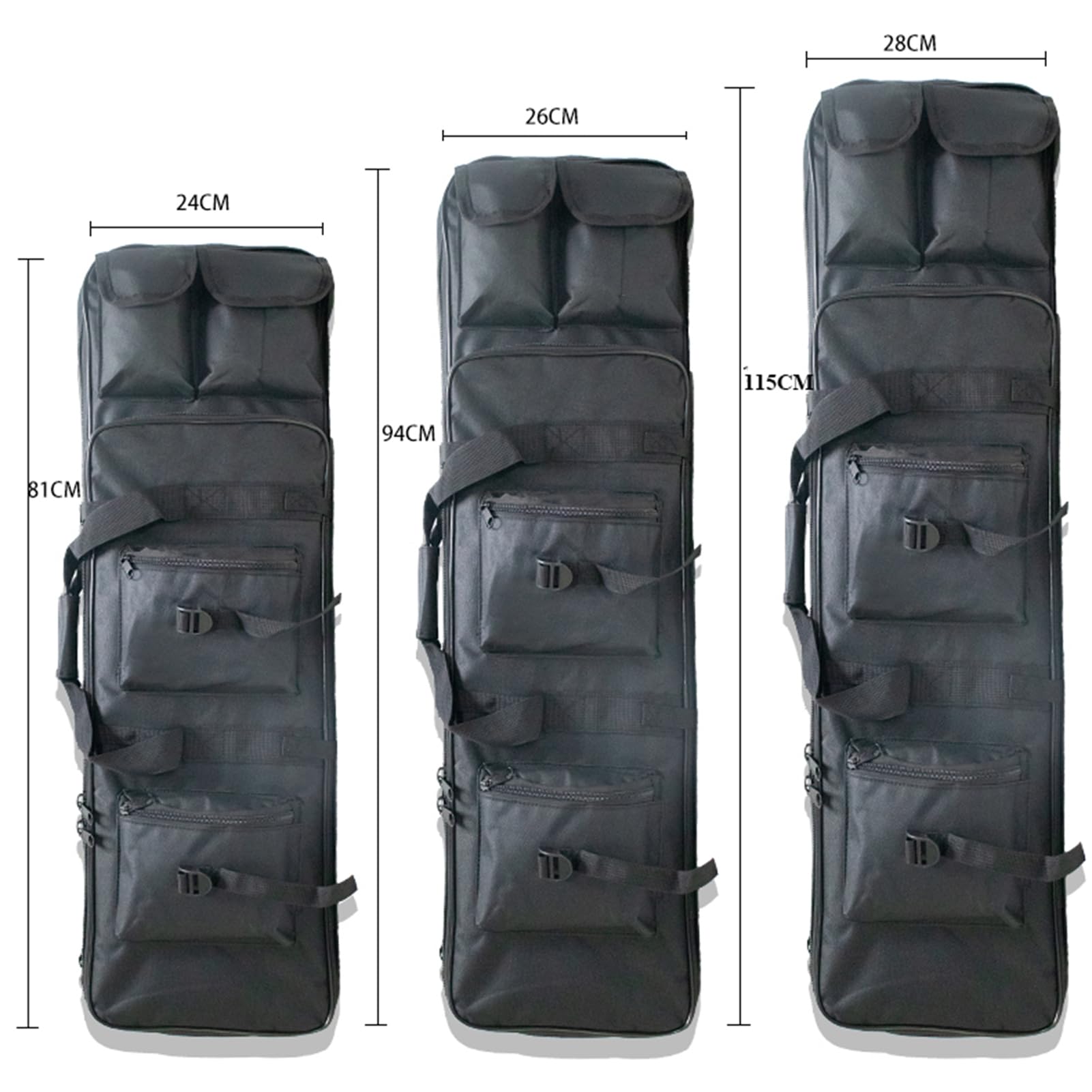 Bolsa de Arma Táctica al Aire Libre,Estuche Blando para Rifle Estuche para Pistola Airsoft,Rifle Bolsa de Almacenamiento,Coleccionistas de Armas pour Caza Escopeta Airsoft,84cm,CP Color