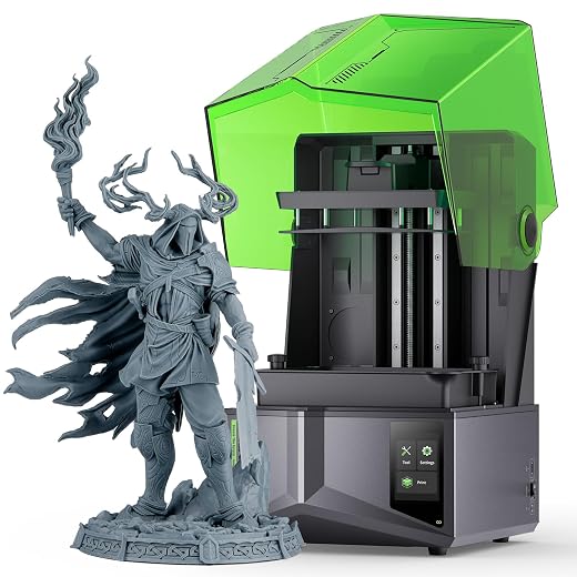ELEGOO Saturn 3 12K MSLA 3D Printer, 10-Inch Monochrome LCD Resin 3D Printer, Voxeldance Tango Software, Large Printing Size of 8.62x4.84x9.84 Inch
