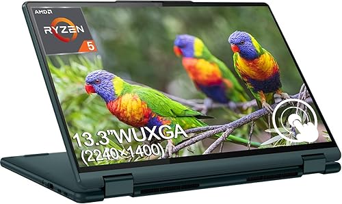 Lenovo Yoga 6 2 en 1 portátil convertible con pantalla táctil, portátil WUXGA (1920 x 1200) de 13.3 pulgadas, 8 GB de RAM, 512 GB SSD, AMD Ryzen 5